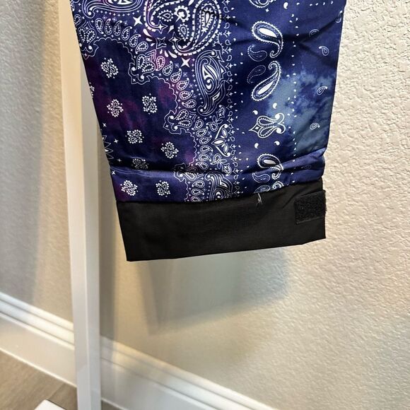 NWT EPTM Men’s The Perfect Example Blue Black Bandana Pants - Size Medium/32 - Picture 7 of 8